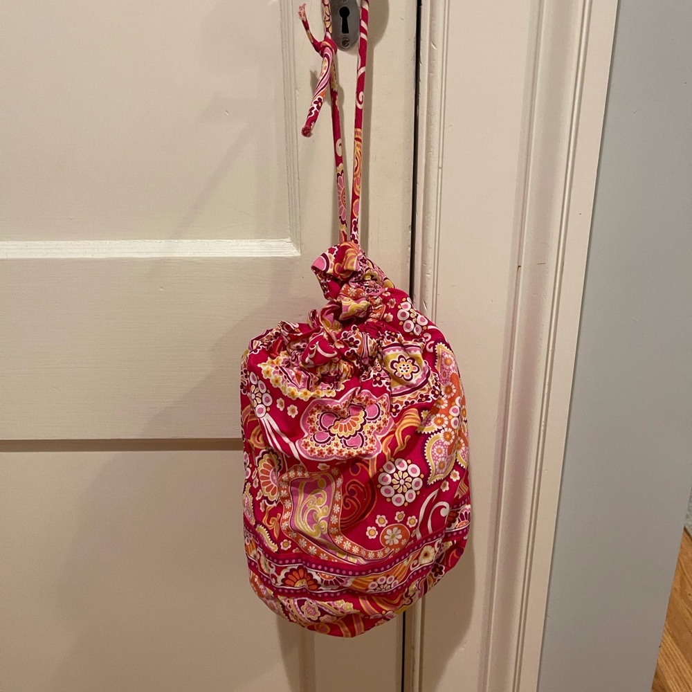 vera bradley string pouch